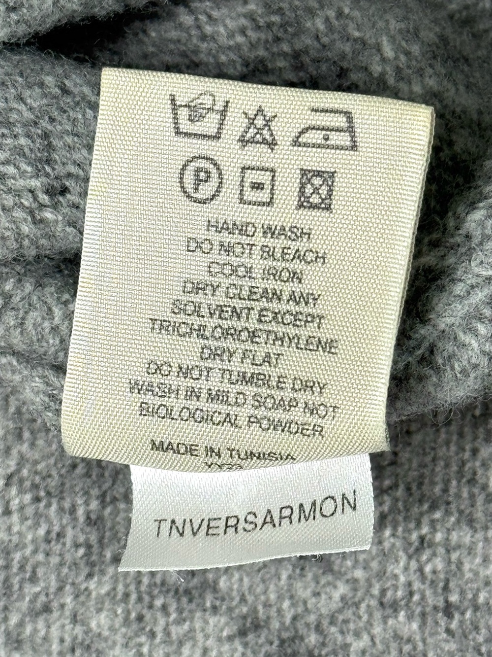 Burberry London Men’s Equestrian Knight Gray Lambswool Sweater Size Small - Picture 9 of 10